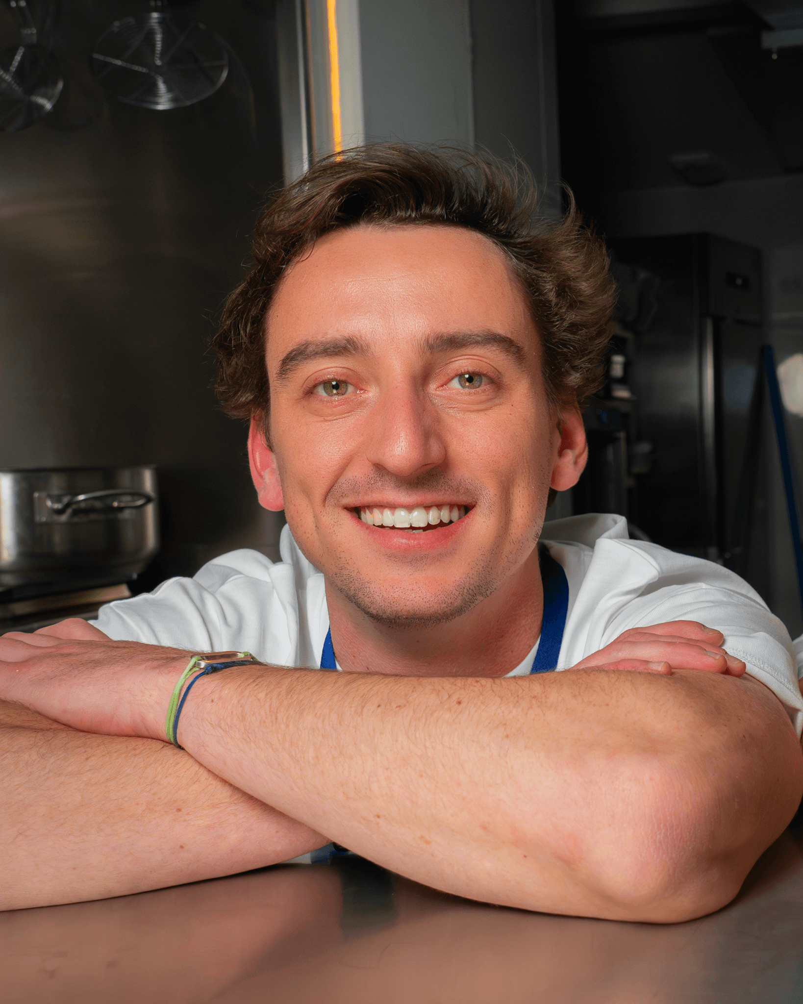 Maxence Gicquel, en cuisine